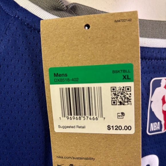 New mens XL authentic Nike Sacramento Kings De'Aaron Fox basketball jersey - Picture 7 of 9